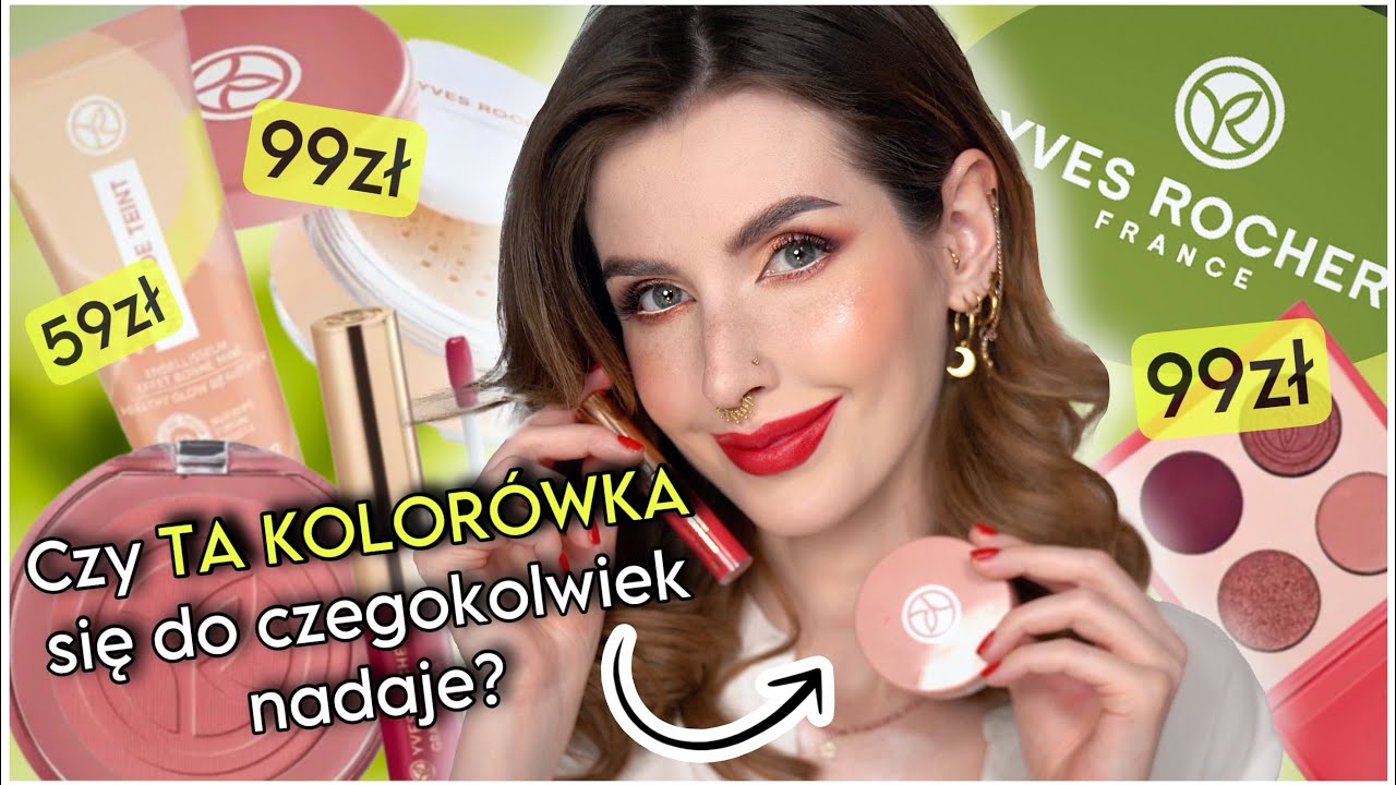 Mój pierwszy raz z kolorówką Yves Rocher😅- SEND HELP! Nie wiem co o tym myśleć 😬