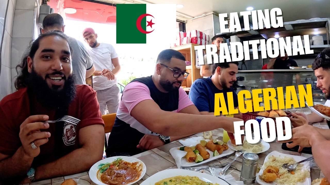 Eating At a Traditional Algerian Restaurant in Algiers