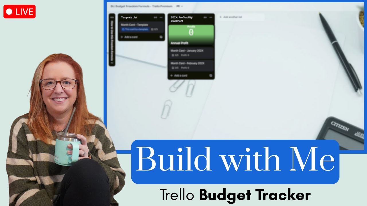 Build With Me: Trello Business Budget Tracker Track Revenue & Expenses with Ease