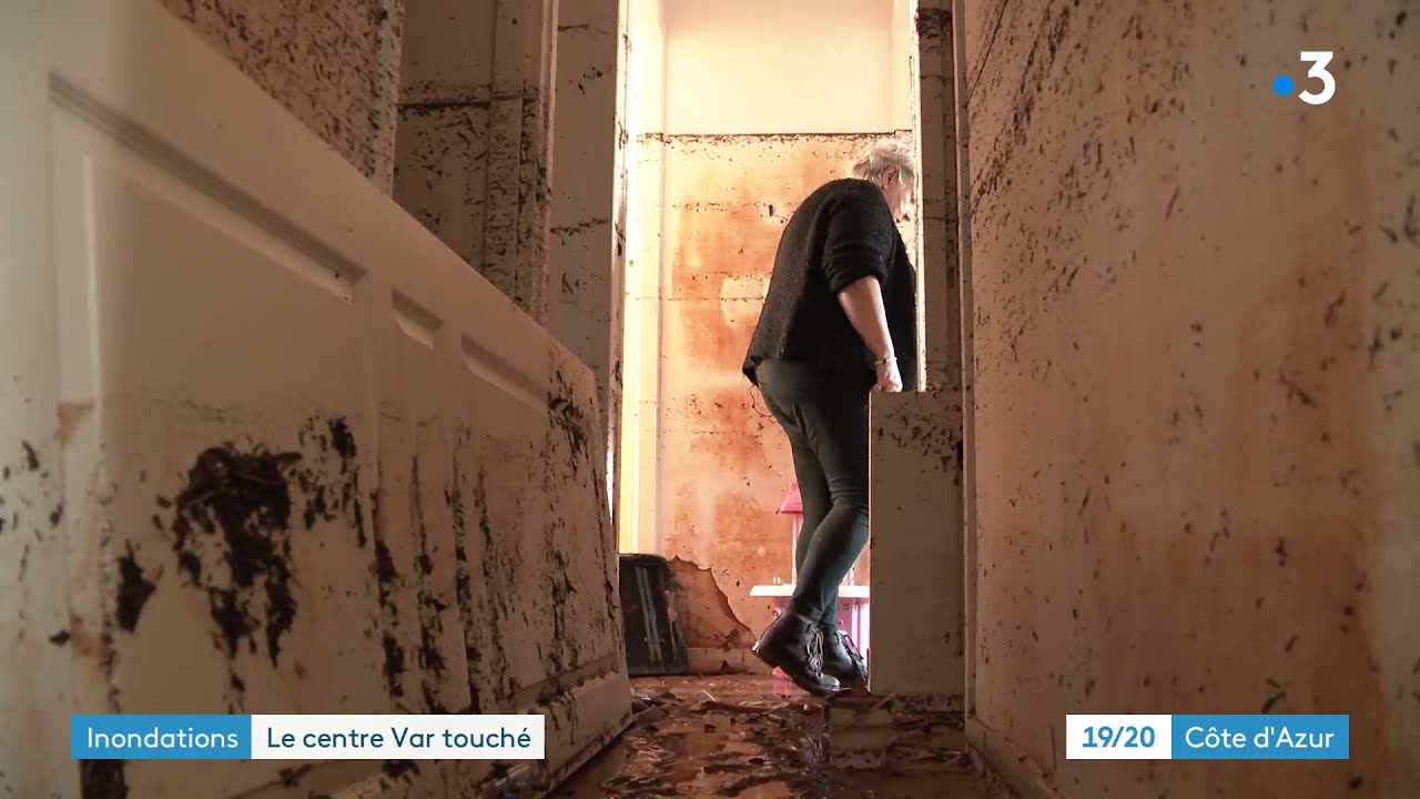 Inondations ce 4 octobre 2021 à Brignoles dans le Var