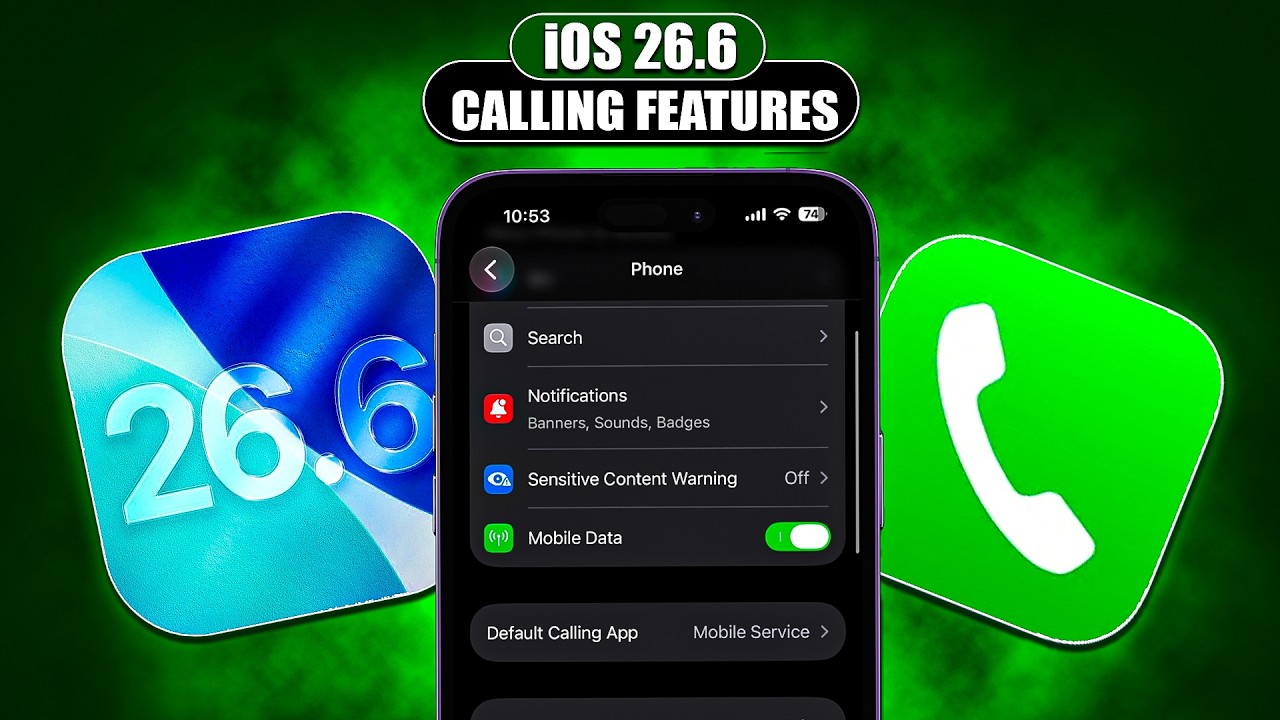 iOS 26.6 Hidden Calling Features You Must Try! 📞