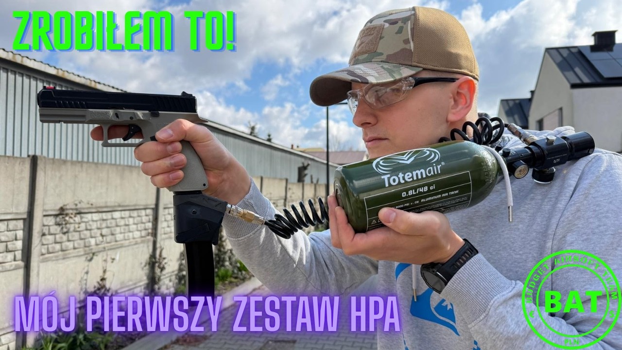 M&oacute;j pierwszy zestaw do HPA w airsofcie #asg