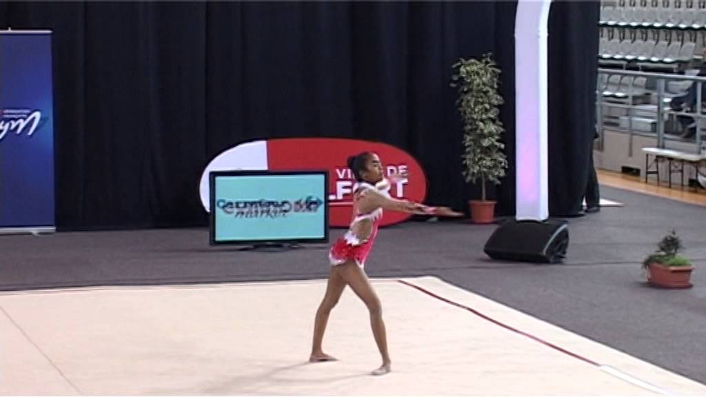Lola EXPOSITO - MAIN LIBRE -Finale nationale GR- Belfort 2014