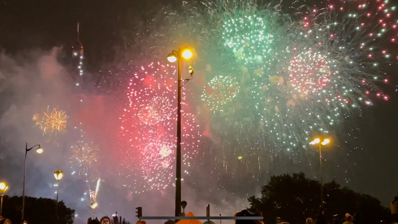 Eiffel Tower Fireworks 2021 | Bastille Day 2021 Celebration In Paris | Fête Du National 14 Juillet