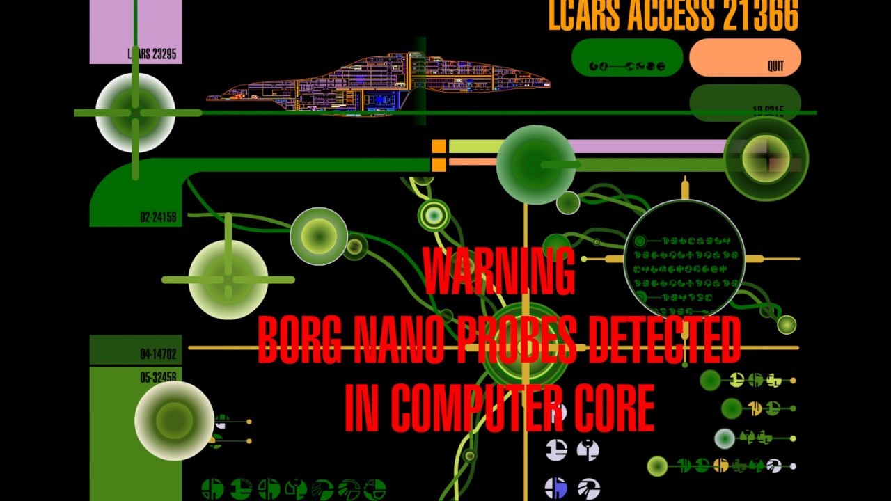 Star Trek LCARS - Borg Assimilation by Nano Probes