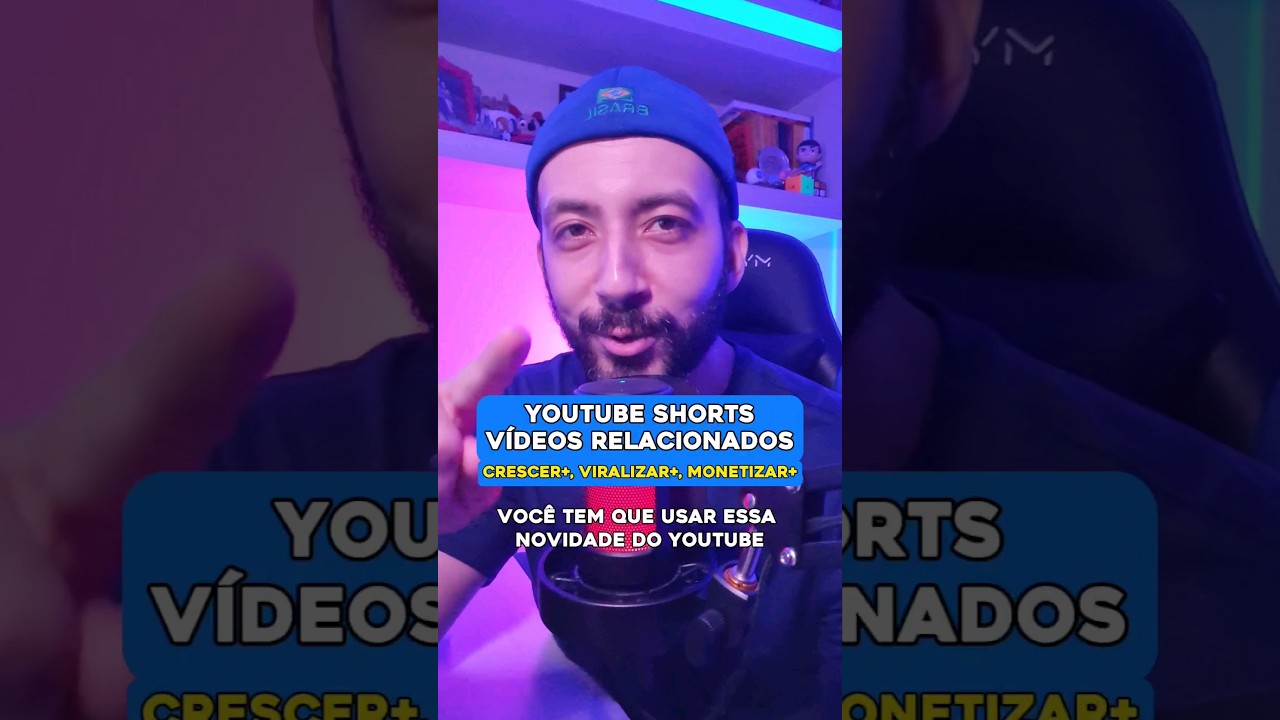Novidade! V&iacute;deo Relacionado no Shorts pra crescer seu canal e monetizar mais