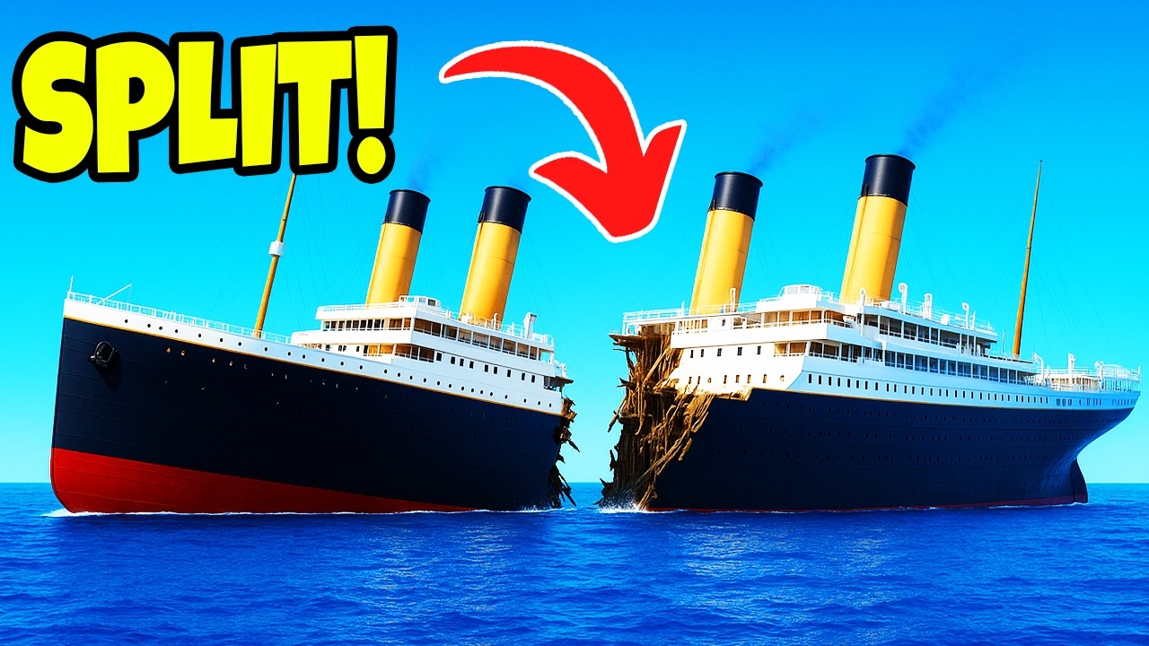 REALISTIC Titanic SIKING but 10,000 PASSENGERS! | Roblox