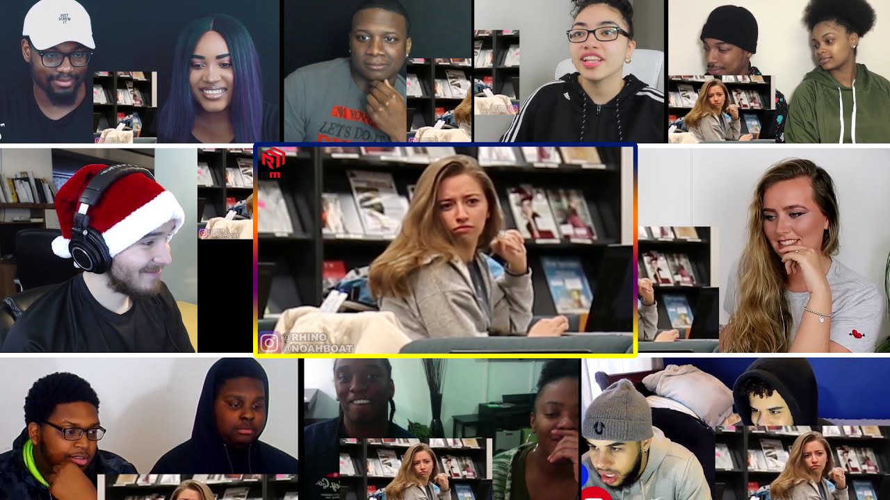 Blasting INAPPROPRIATE Songs (PART 3) in the Library PRANK REACTIONS MASHUP