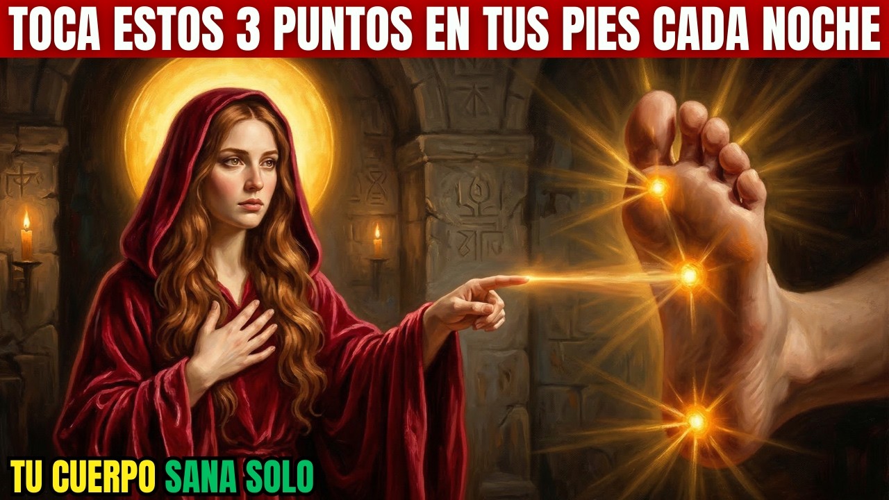 María Reveló los 3 Puntos Sagrados de Tus Pies — La Enfermedad y el Dolor Desaparecen en 7 Días