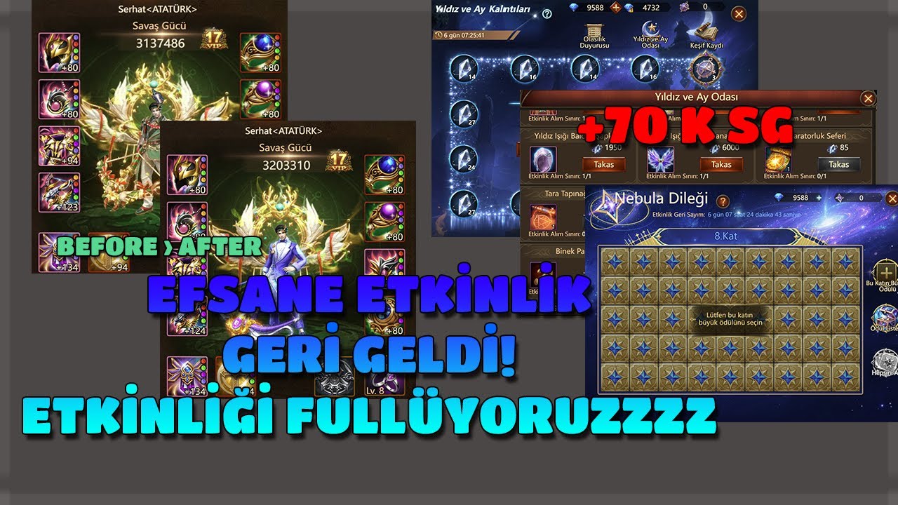 WARTUNE ULTRA EFSANE ETKİNLİK GERİ GELDİ! ETKİNLİĞİ FULLÜYORUZZZZ VE PERİ GELİŞİMİ +70K SG!