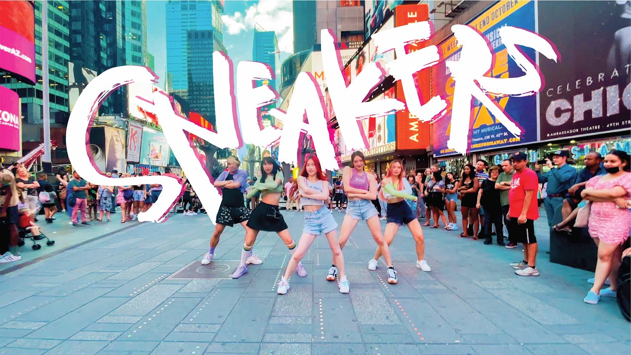 [KPOP IN PUBLIC NYC | TIMES SQUARE] ITZY(있지) 'SNEAKERS' Dance Cover by OFFBRND