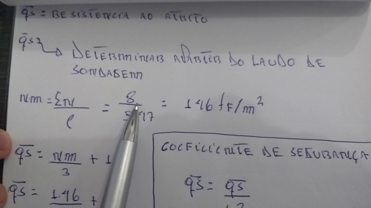 CAPACIDADE DE CARGA NAS ESTACAS