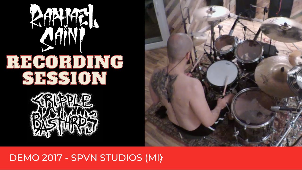 Raphael Saini - recording sessions - Cripple Bastards - 2017