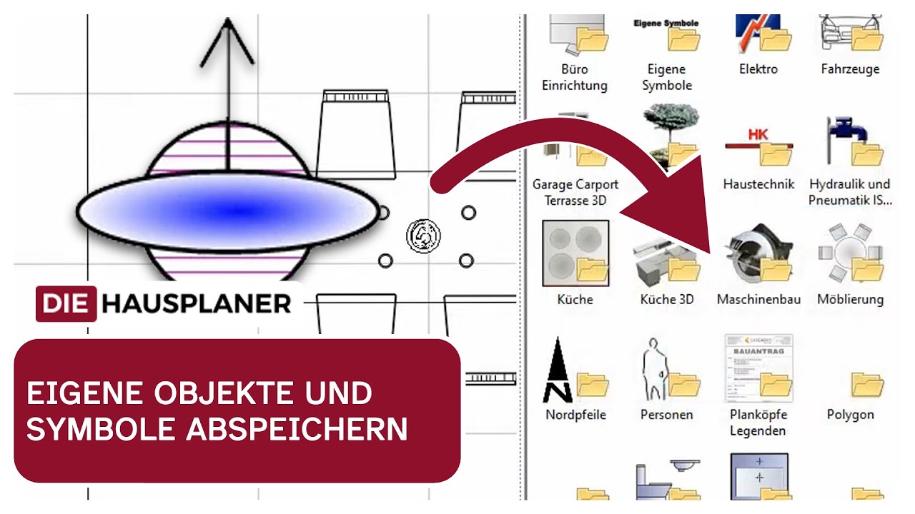 Eigene Objekte und Symbole erstellen und abspeichern