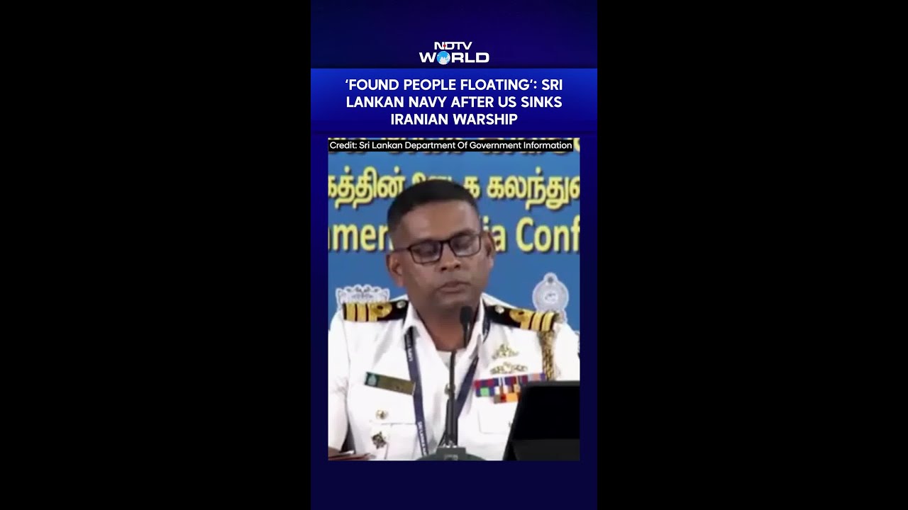 Sri Lankan Navy: 32 Crew Members Rescued After US Torpedo Sank Iranian Warship