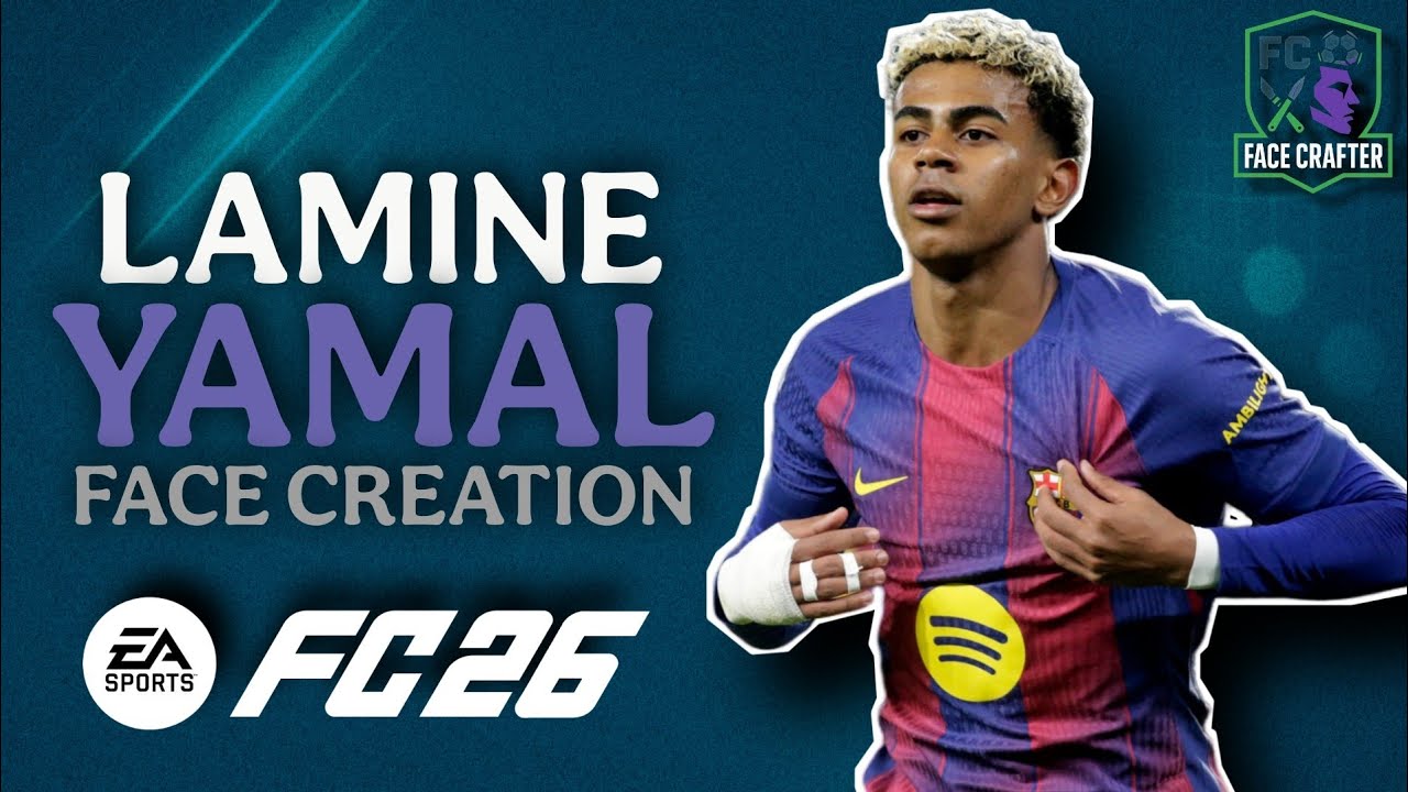 How To Make Lamine Yamal in EA FC 26 | Lamine Yamal Pro Clubs Face Creation Tutorial FC 26