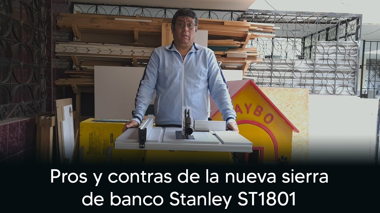 Sierra de banco Stanley ST1801