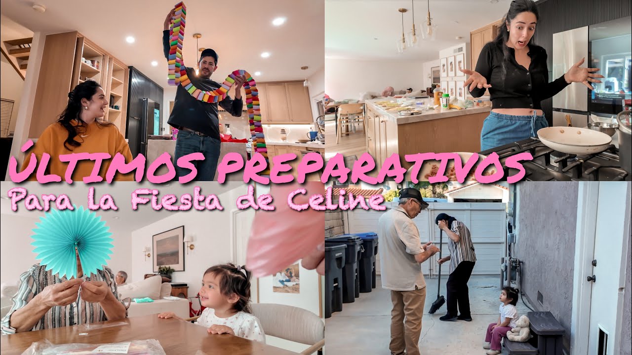 ÚLTIMOS DETALLES - FLORES Y DECORACIONES PARA LA FIESTA DE CELINA 🪅🪩🥳