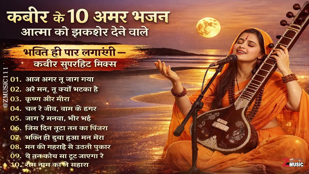 भक्ति ही पार लगाएगी 🙏 कबीर के 10 सुपरहिट भजन | Nonstop Kabir Bhajan
