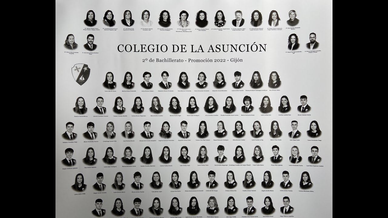 Colegio de la Asunción Gijón: Graduación  2º Bachillerato Promoción 2022 (Generación 04)