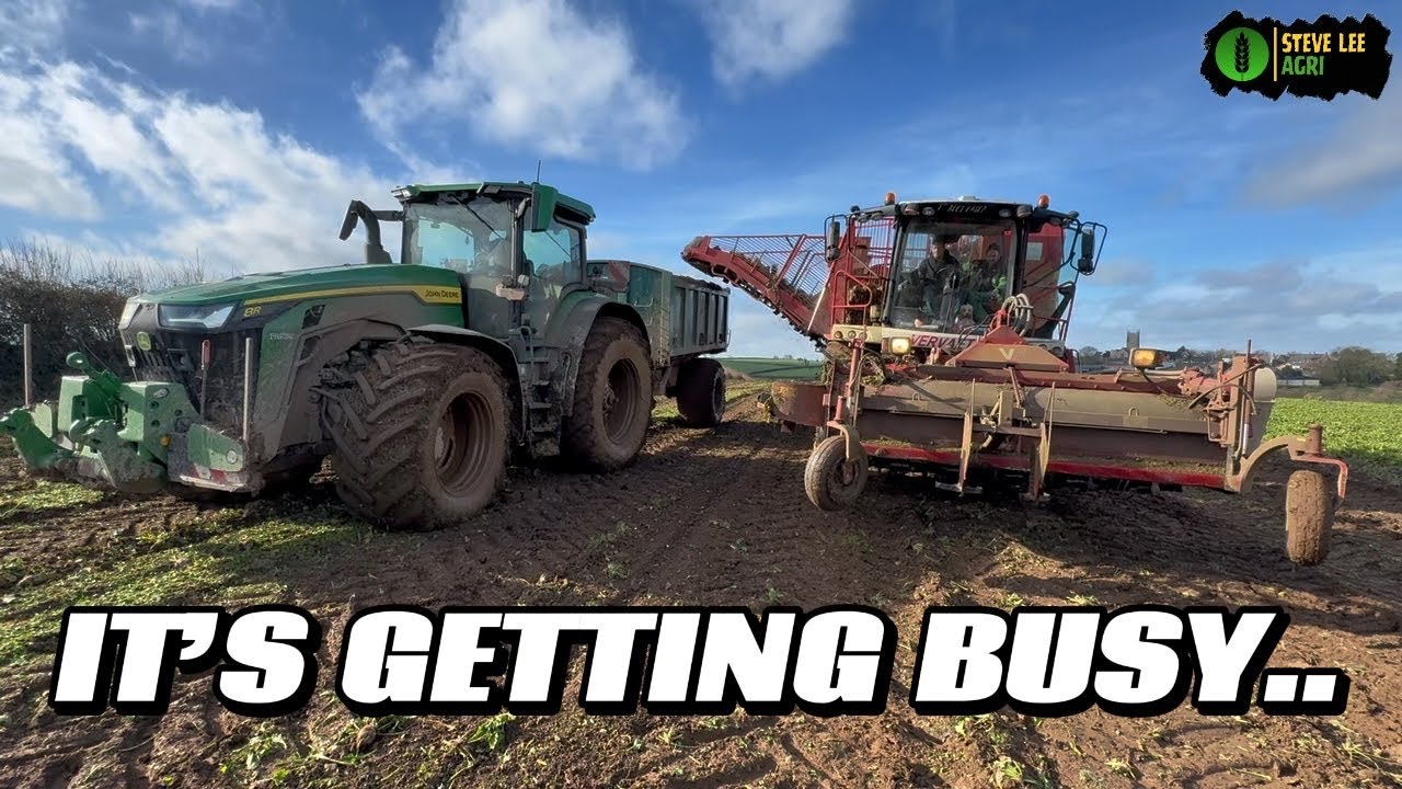 NEW HARVESTER DRIVER, 2 CROP CHECK-INS AND 1 CAR CRASH. 