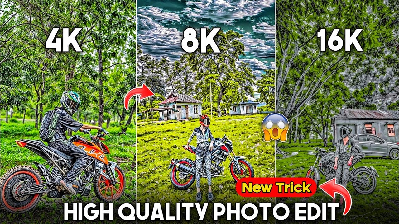 Instagram Trending 8k 16k Quality Photo Editing | High Photo Editing Tutorial | 8k Photo Editing