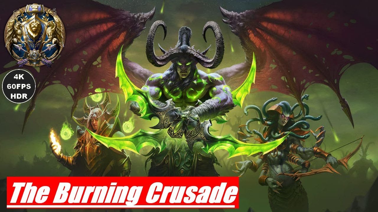 WORLD OF WARCRAFT Gameplay 2022 (PC) Gnome The Burning Crusade Dungeons [4K 60FPS HDR]