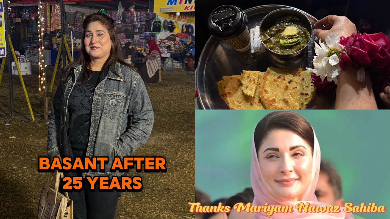 Basant after 25 years | thanks Mariyam nawaz Sahiba | @NehaMughal7 
