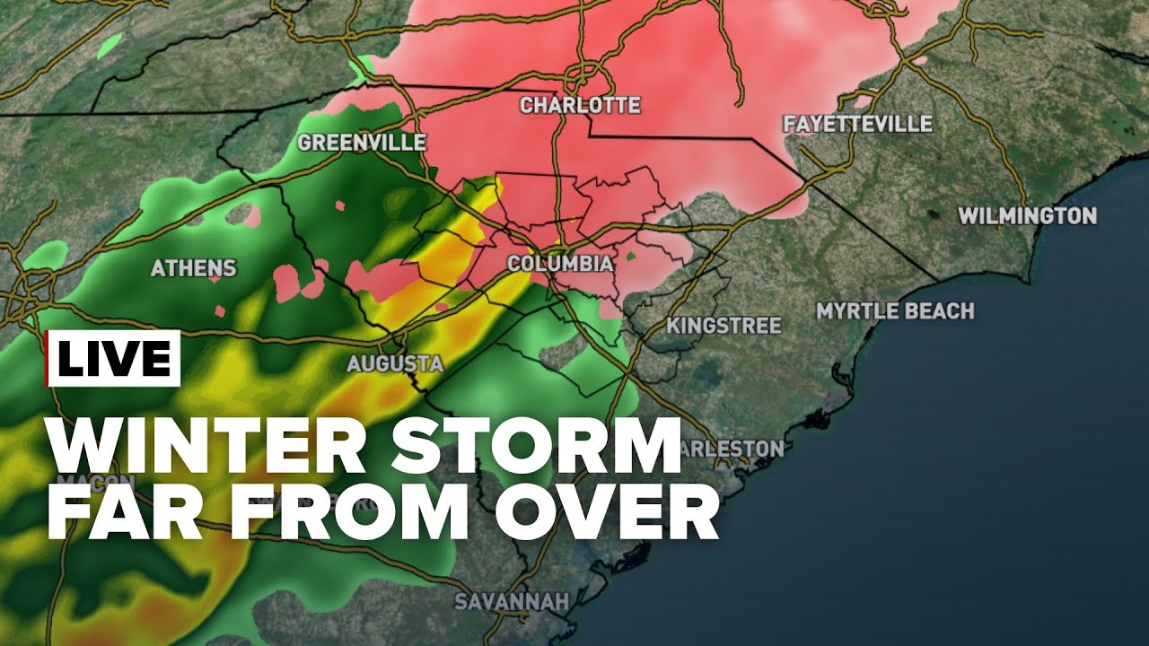 Second Round of Wintery Mix Approaches South Carolina