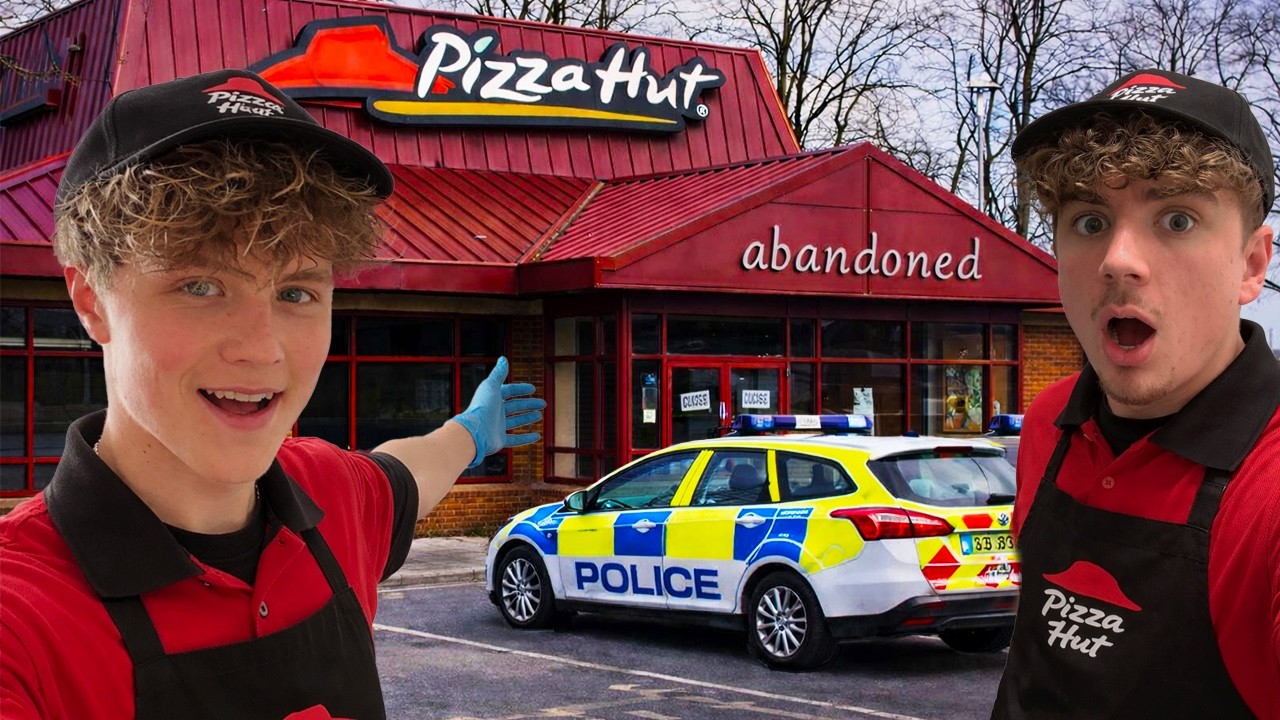 Мы открыли заброшенную пиццерию Pizza Hut! (Полиция сбегает)