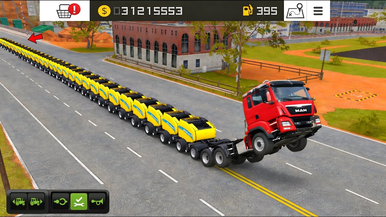 Fs 18 Transport Many Bales Machine ! Farming Simulator 18 Gameplay | Timelapse #fs18