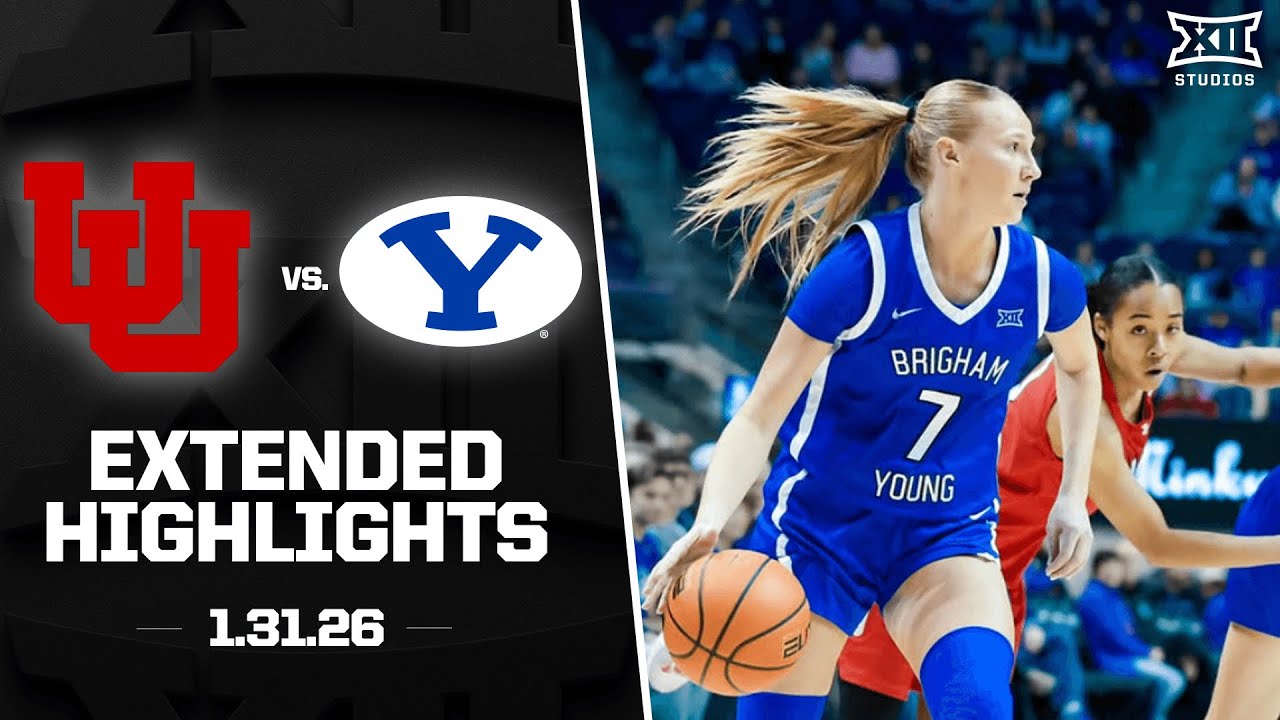 Utah vs. BYU Extended Highlights | 2025-26 Big 12 Women's Basketball