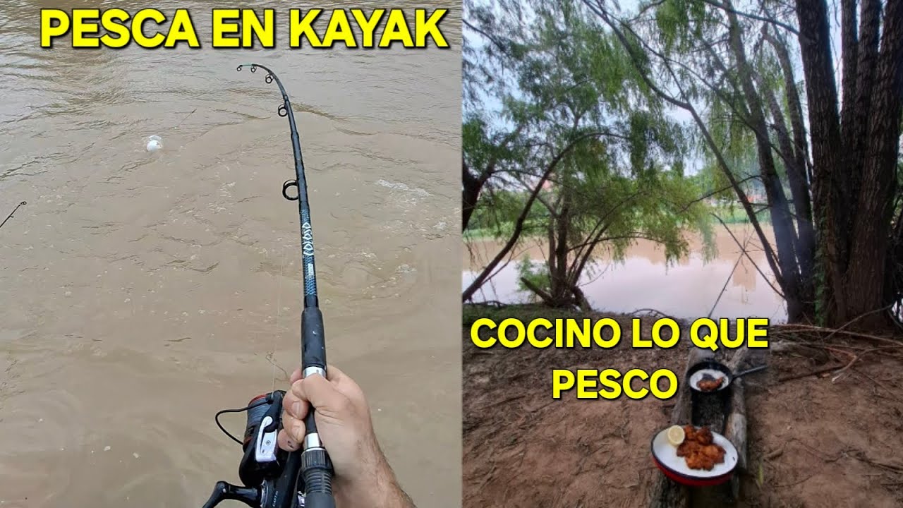 PESCA EN KAYAK Y COCINA EN SAN NICOLÁS, MILANESAS DE MANDUVA 🎣👌