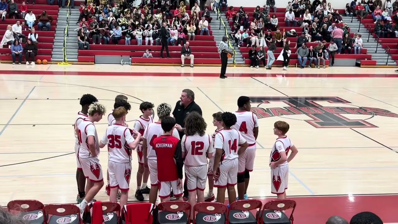 Callan middle school basketball game 11.