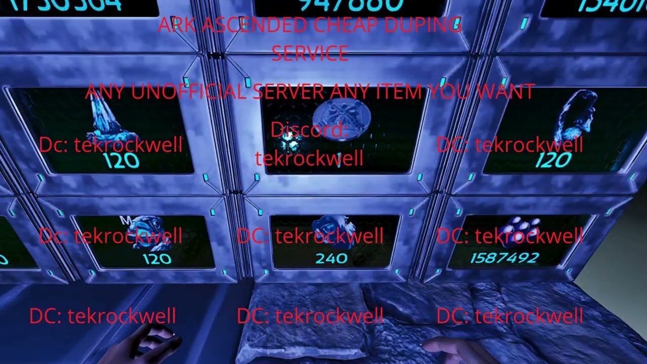 ARK ASCENDED DUPING SERVICE | UNOFFICIAL 2026 | ANY UNOFFICIAL |