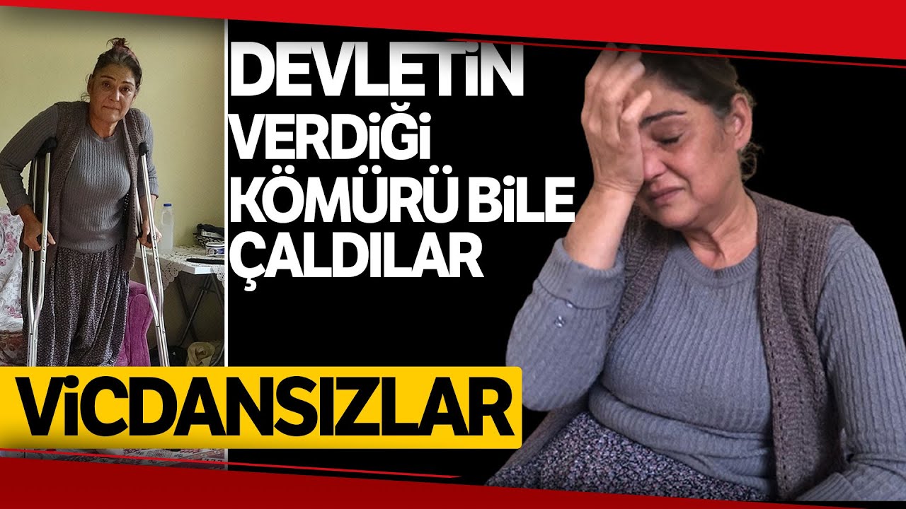Hırsızlar Engelli Kadını Koltuk Değneği ve Soğuğa Mahkum Etti