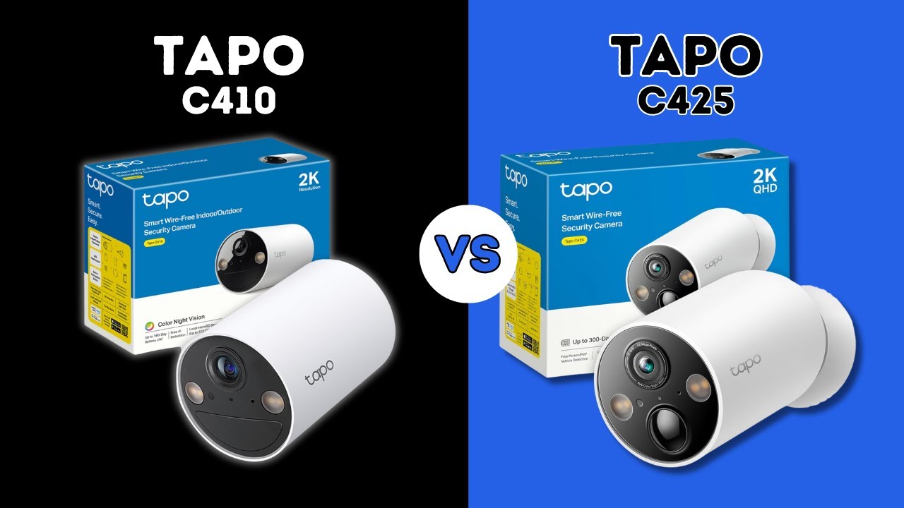 Tapo C410 vs Tapo C425: Qual &egrave; la Migliore Telecamera WiFi Esterna Senza Fili?