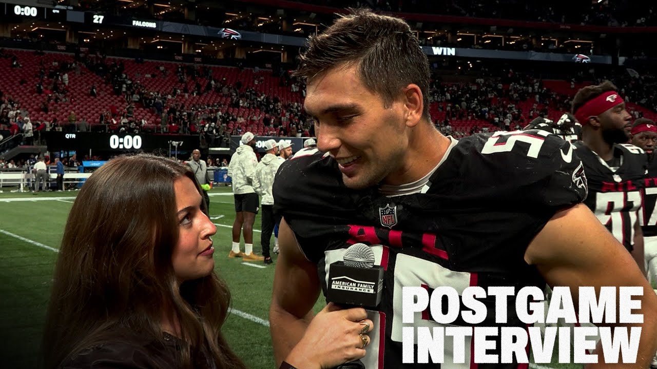 Kaden Elliss postgame interview after big defensive performance against the Cowboys | NFL