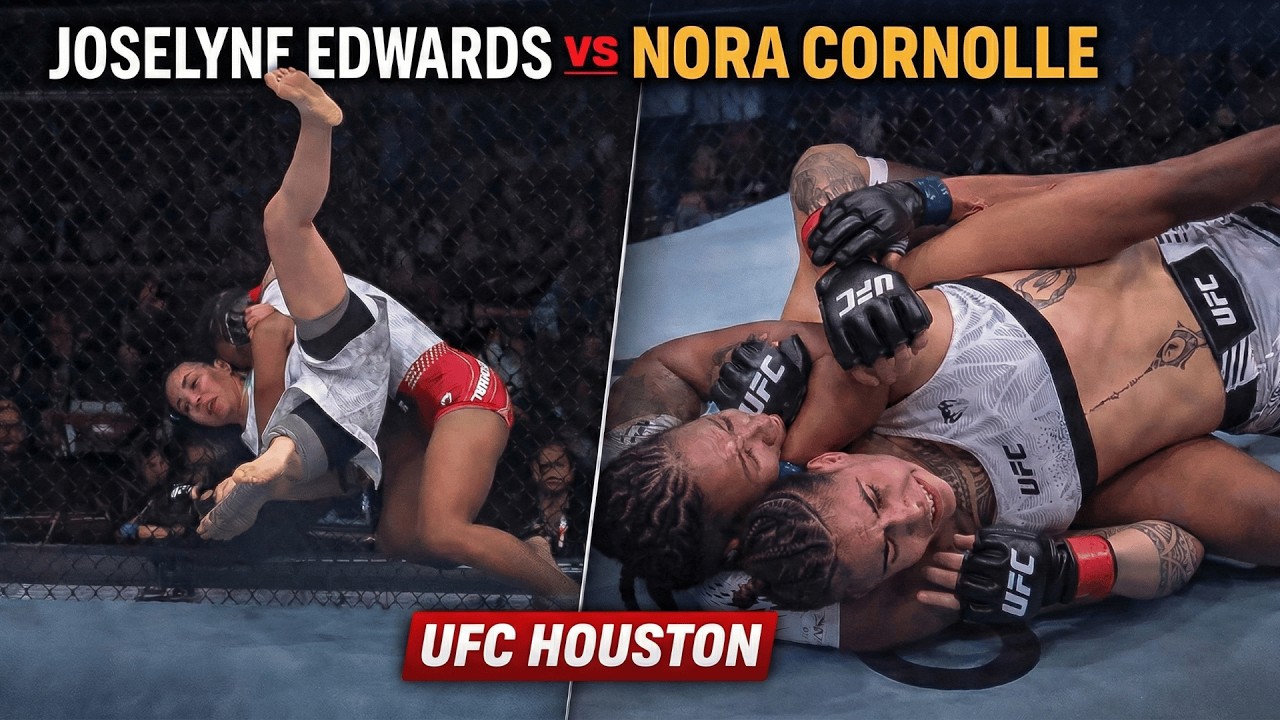 Joselyne Edwards Vs Nora Cornolle Controversy UFC Houston