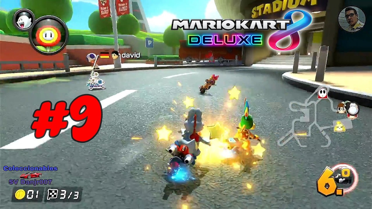 MARIO KART 8 DELUXE | TORNEO MARIO KART 8 150cc ALCANZO TOP 17 | ONLINE RACES 150cc #9 💥🚩🚓🚗💥