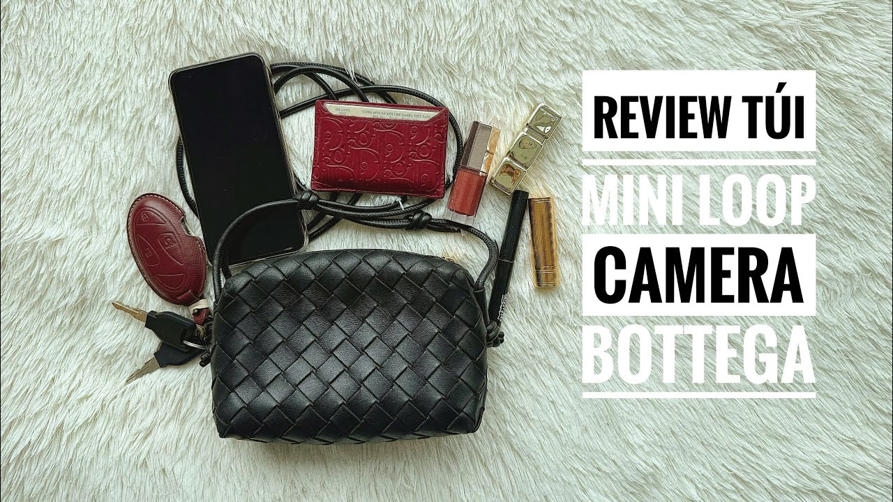 Review túi mini loop camera Bottega