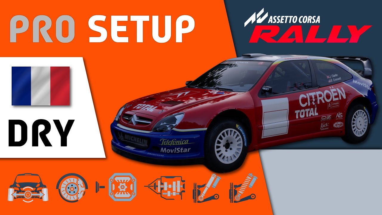 Citroen Xsara WRC 2003 | Профессиональная настройка - Франция [AC RALLY]