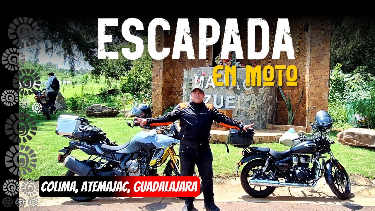 😎ESCAPADA en🏍️ moto a ATEMAJAC de Brizuela en Jalisco, desde GUADALAJARA y COLIMA | Motukmon | Cap.5