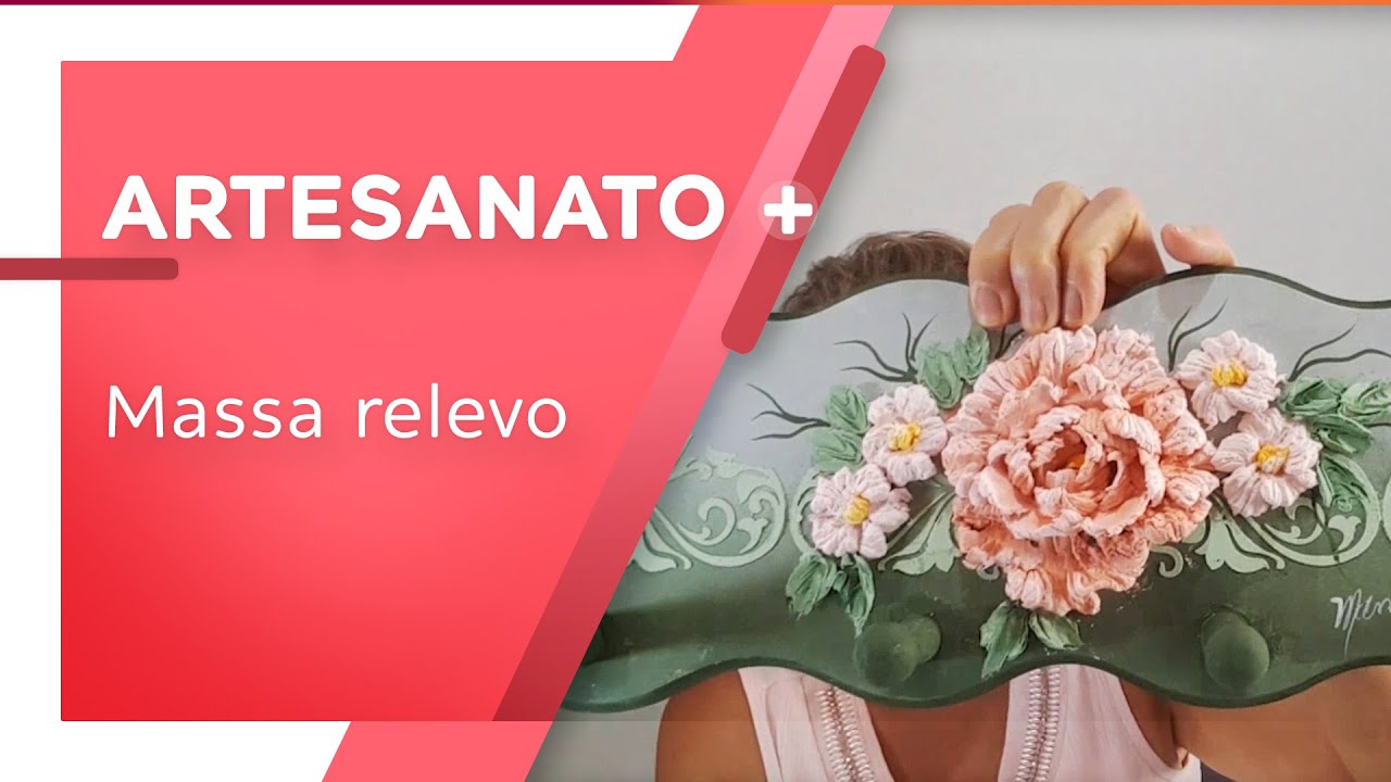 Técnicas de customização com massa relevo por Mamiko Yamashita