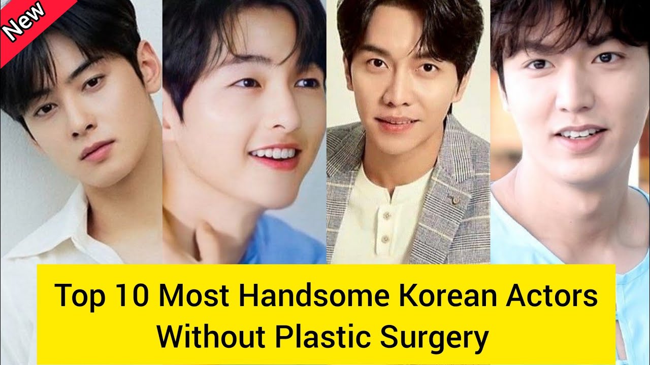 Top 10 Most Handsome Korean Actors Without Plastic Surgery