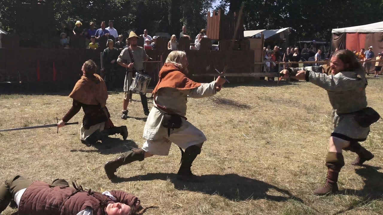 Schwertkampf Hussitenfest Bernau 9.6.2018 4K