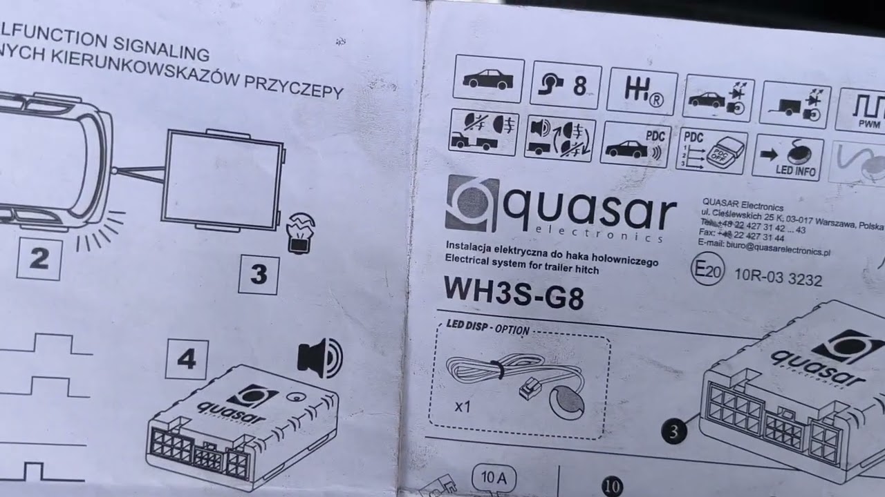 Hyundai Tucson hak holowniczy i moduł  przyczepy 