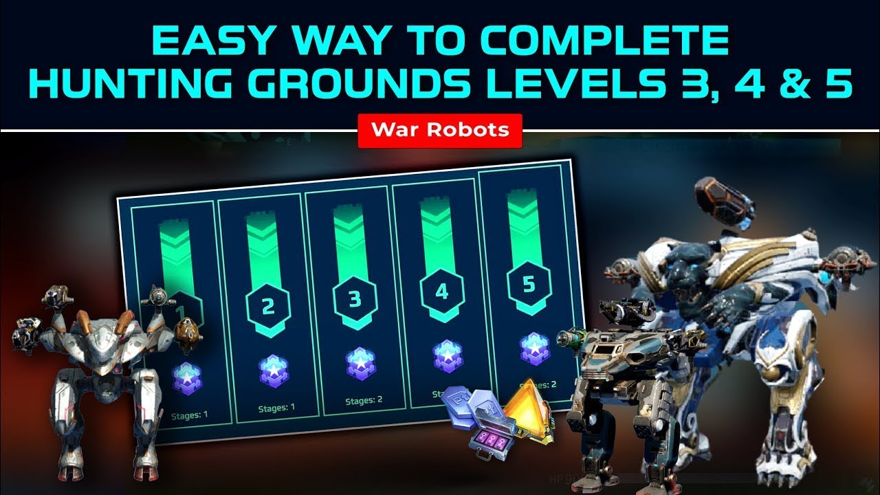11 Mar | Guide to Beating Hunting Grounds Levels 3, 4 & 5 | Extermination Mode war robots #gaming