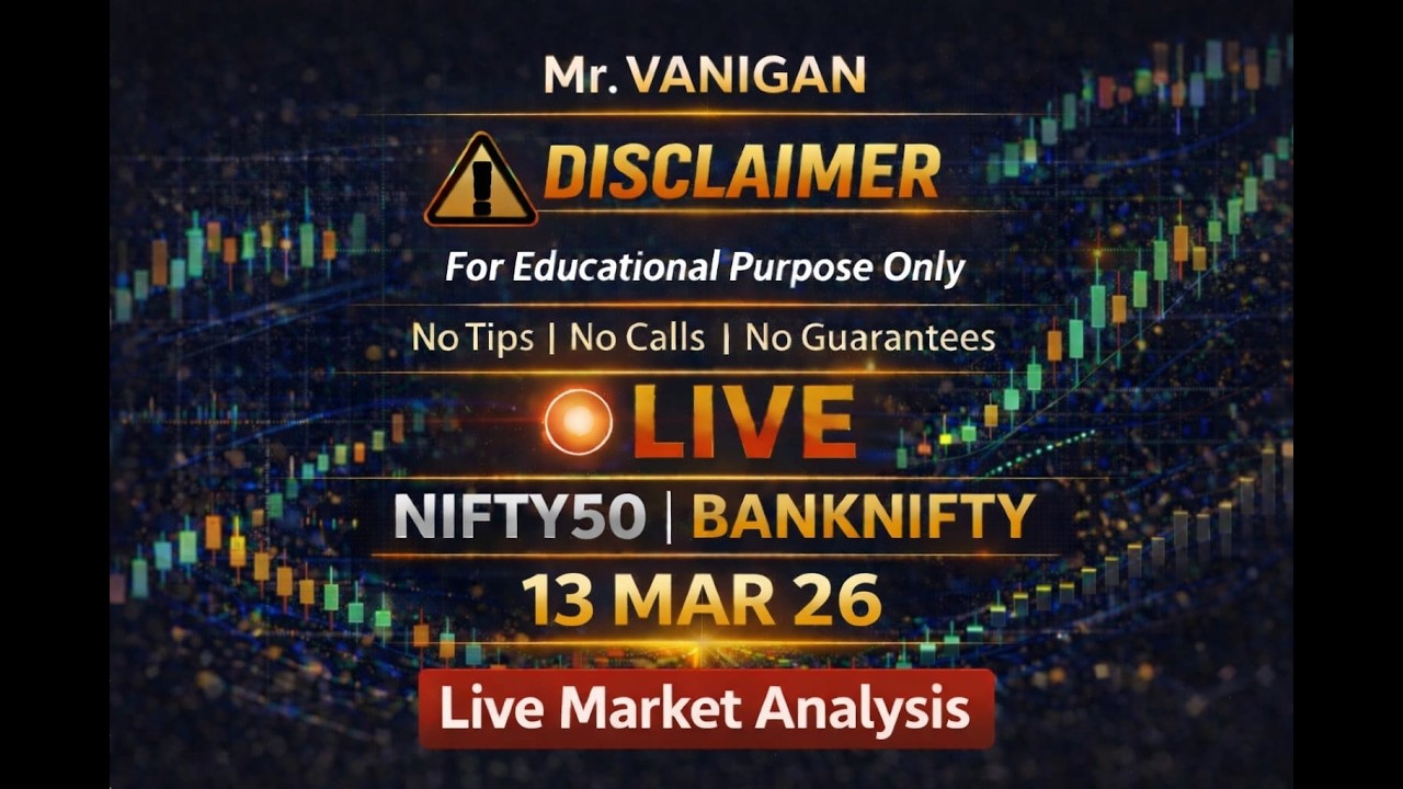 Live Trading Nifty50 & Banknifty| 13 Mar 2026 |#livetrading  #nifty #banknifty #sensex #tamiltrading