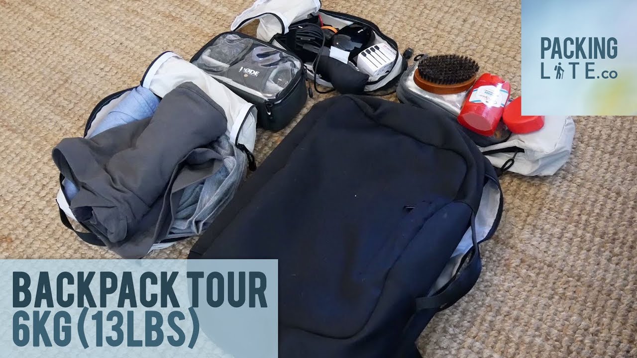 [October 2017] Travelling Light 6kg 13lbs Backpack Tour with Laptop + Camera